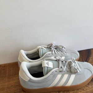 Adidas Gray and Cream Sneakers